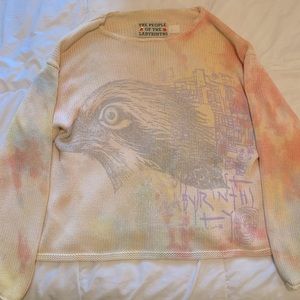The People of The Labyrinths 2x Ombre Tie Dye Knit Sweater